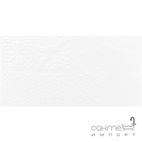 Плитка настінна 300х600 Primavera Tutto Bianco Patchwork G50161 біла