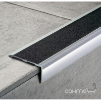 Захисний профіль для сходів під антиковзну стрічку Profilpas Protect 64077 анодований алюміній, срібло