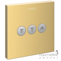 Запорно-переключающее устройство Hansgrohe ShowerSelect 15764990 золото
