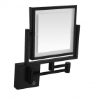 Настенное косметическое зеркало с LED-подсветкой и сенсором Volle De la Noche 2500.281104 матовое черное
