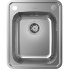 Кухонна мийка з нержавіючої сталі Hansgrohe S412-F340 43334800 хром