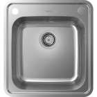 Кухонна мийка з нержавіючої сталі Hansgrohe S412-F400 43335800 хром