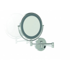 Увеличительное зеркало со светодиодной подсветкой Genwec Magnifying mirror LED (хром) GW05 31 06 02