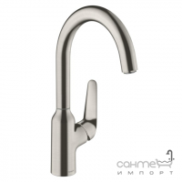 Змішувач для кухні Hansgrohe Focus M42 71802800 нержавіюча сталь