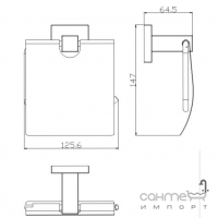 Держатель для туалетной бумаги Genwec Formentera (нержавеющая сталь матовая) GW05 18 04 01