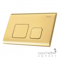 Інсталяція для підвісного унітазу Rea REA-E9851 панель змиву золото