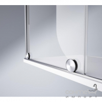 Шторка для ванны Huppe Xtensa XT0601069321 прозрачное стекло/серебро, крепления слева