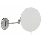 Косметическое зеркальце с увеличением Genwec Round Slim (хромированная латунь) GW05 38 06 02