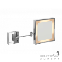 Увеличительное зеркало со светодиодной подсветкой Genwec Magnifying mirror LED (хром) GW05 54 06 02
