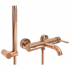 Змішувач для ванни з душовим гарнітуром Rea Lungo REA-B6695 золото рожеве