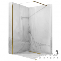 Бездверна душова кабіна Rea Aero Gold REA-K8442 золото/прозоре скло