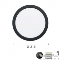 Встраиваемый точечный LED светильник Eglo Fueva 31296 черный