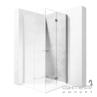 Бічна частина душової кабіни Rea Fold Modul 100 REA-K7439 хром/прозоре скло