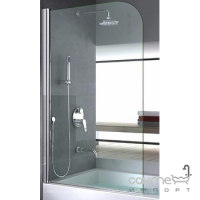 Шторка на ванну Rea Topaz REA-W0087 хром/прозрачное стекло