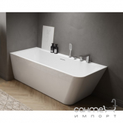 Асиметрична ванна акрилова Radaway Gloria 1600x730 лівостороння, біла