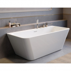 Пристенная акриловая ванна Radaway Gloria 1600x730 белая