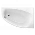 Асиметрична акрилова ванна з ніжками та сифоном Radaway Naxia 1700x1100 правостороння, біла