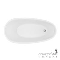 Отдельностоящая акриловая ванна Radaway Carolina 1500x730 белая