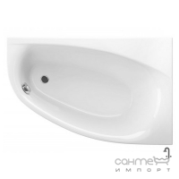 Асиметрична акрилова ванна з ніжками та сифоном Radaway Naxia 1700x1100 правостороння, біла
