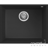 Кухонна мийка Elleci Q 105 Under Top Black K86 чорний гранітек