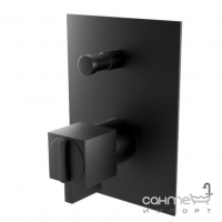Змішувач-термостат для ванни прихованого монтажу Bugnatese Tetris TETOP9178 чорний чорний