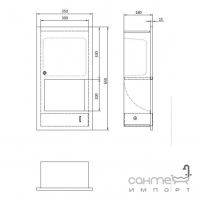 Встраиваемая сушилка для рук Genwec Compact Furniture (нерж. сталь) GW09 11 04 01