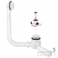 Сифон для ванны/глубокого душевого поддона McAlpine HC2600CL-WH матовый белый