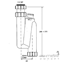 Сифон для раковины McAlpine HC3V