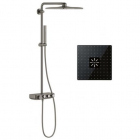 Душевая стойка со смесителем-термостатом для ванны Grohe Euphoria Smartcontrol 26508AL0 графит
