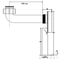 Сифон для раковини McAlpine SUP-CB хром