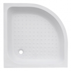 Напівкруглий акриловий душовий піддон Vivia Anri New 900x900 білий