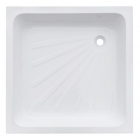 Квадратний акриловий душовий піддон Vivia Rodos New 900x900 білий