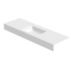 Підвісна раковина зі штучного каменю Balteco Xonyx Solid Surface HRC80/50 біла
