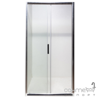 Душевая дверь в нишу Insana Dori 6028A-100 прозрачное стекло, профиль хром