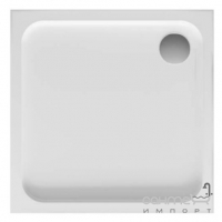 Квадратний акриловий душовий піддон Polimat Full 900x900 00019 білий