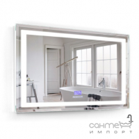 Зеркало с LED-подсветкой Liberta Boca 1100x800 Медиа Premium, полотно диамант 4мм, фацет 20мм