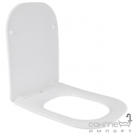 Сидіння для унітазу softclose slim дюропласт Qtap Nando QT12991222AW біле
