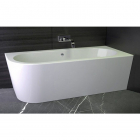 Отдельностоящая угловая ванна Knief Aqua Plus Wall CL 180 glossy white