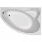 Акриловая ассиметричная ванна с ножками Kolo Supero 5536000 белая, правосторонняя