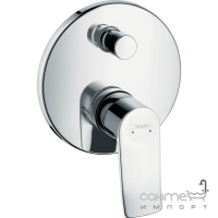 Внешняя часть смесителя для ванны Hansgrohe Metris S 31487000 хром