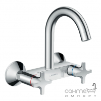 Смеситель для кухни настенный Hansgrohe Logis Classic M32 Eco 71284000 хром