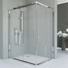 Прямокутна душова кабіна Veronis Unimar 1200x800 профіль хром, прозоре скло
