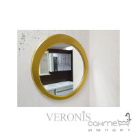 Тумба підлогова з раковиною і дзеркало Veronis Sofya 85 White-Gold VE-TSOFIAWG85 білий глянець/золото