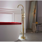 Смеситель для ванны напольный Art Design Y02G золото