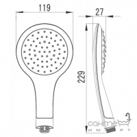 Ручной душ Devit Iven 8504141HS белый