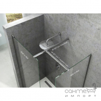 Кронштейн-з'єднувач для душової кабіни бездверної Ravak W Set-Uni T GWD01000A099 регульований, хром