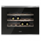 Встраиваемый холодильник для вина на 24 бутылки Franke FMY 24 WCR XS 131.0669.345 черное стекло