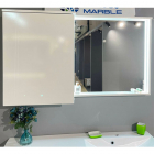 Дзеркальна шафка з LED-підсвічуванням Fancy Marble Jamaica 1245 R 21012512201 біла, правостороння