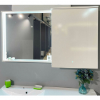 Дзеркальна шафка з LED-підсвічуванням Fancy Marble Jamaica 1500 L 21015012210 біла, лівостороння