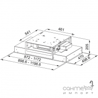 Кухонна стельова витяжка Franke Maris Ceiling Flat FCFL 906 WH 350.0663.721 матова біла